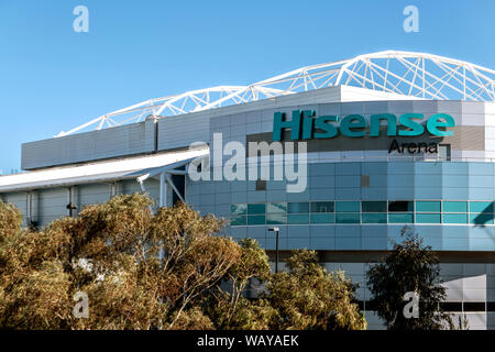 Hisense Arena, previously Vodaphone Arena and now Melbourne Arena, Australia Stock Photo
