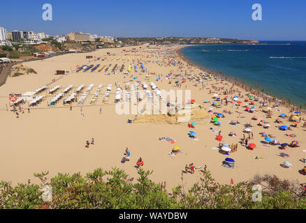 Praia Da Rocha on a beautiful summers day Stock Photo