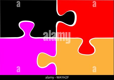 Game Puzzle Icon Design Vector illustration. EPS10. Stock Vector