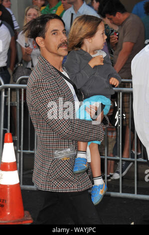 LOS ANGELES, CA. June 18, 2011: Anthony Kiedis of the Red Hot Chilli Peppers at the premiere of 'Cars 2' at the El Capitan Theatre, Hollywood. © 2011 Paul Smith / Featureflash Stock Photo