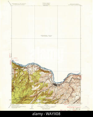 USGS Topo Map Oregon The Dalles - Usgs Topo Map Oregon The Dalles 283268 1934 125000 Restoration Wayx08