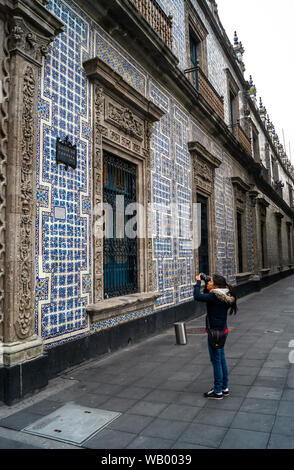 casa de los azulejos sanborns in zona centro downtown near zocalo in mexico city cdmxv Stock Photo