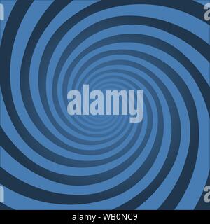 Vector illustration. Stripe rays swirl backgrounds in blue. Stock Vector