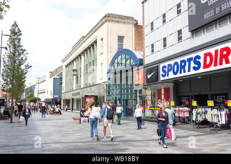 Pedestrianised High Street West, Sunderland, Tyne and Wear, England, United Kingdom