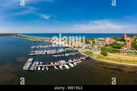 Germany, Mecklenburg-Western Pomerania, Bay of Wismar, Peninsula Wustrow, Baltic sea seaside resort Rerik, harbour Stock Photo