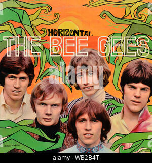 The Bee Gees - original vinyl album cover - Horizontal - 1968 Stock Photo