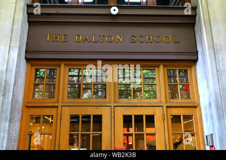The Dalton School, where Jeffrey Epstein worked as a teacher, with Donald Barr as the headmaster in mid 1970s, Manhattan on JULY 19th, 2019 in New Yor Stock Photo