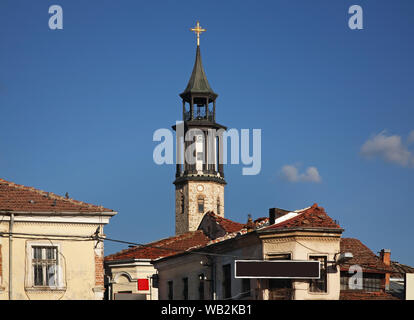 Clock tower in Prilep. Macedonia Stock Photo