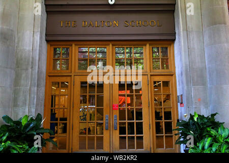 The Dalton School, where Jeffrey Epstein worked as a teacher, with