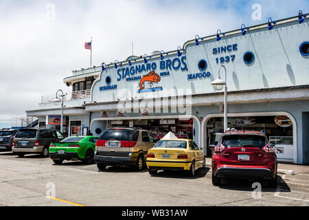 Santa Cruz CA Wharf Stock Photo Alamy