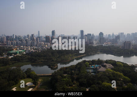 cityscape of the guangzhou china Stock Photo