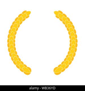 Crown of bay leaf Stock Vector