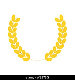 Crown of bay leaf Stock Vector