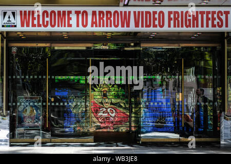 Cineworld Leicester Square, London, UK. 23 August 2019.  Atmosphere  during Frightfest 2019. Picture by Julie Edwards./Alamy Live News Stock Photo