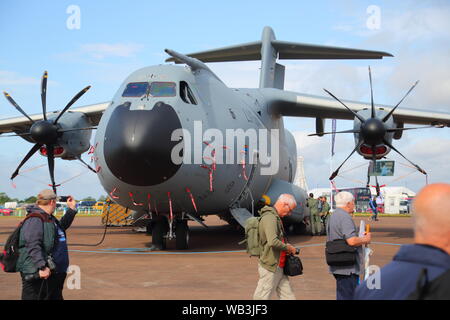 German Airbus A400M at RIAT 2019 at RAF Fairford, Gloucestershire, UK Stock Photo