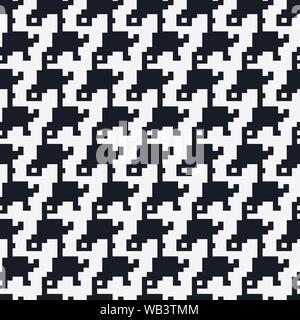 Hound tooth style vector seamless pattern Stock Vector