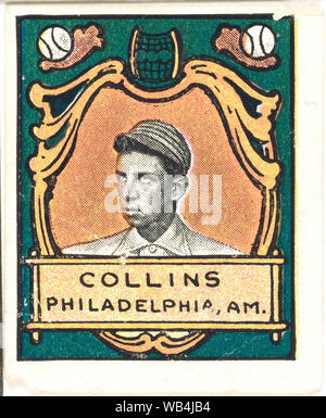 Eddie Collins, Philadelphia Athletics, baseball card portrait Abstract/medium: 1 print : relief with halftone, color Stock Photo