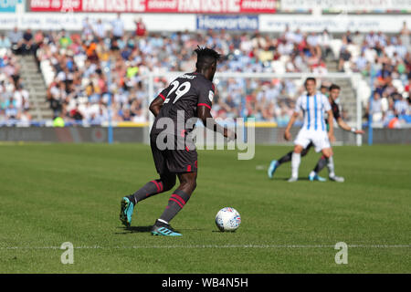 Huddersfield, UK. 24th Aug, 2019.Pele during the Sky Bet Championship match between Huddersfield Town and Reading at the John Smith's Stadium, Huddersfield on Saturday 24th August 2019. (Credit: Luke Nickerson | MI News) Credit: MI News & Sport /Alamy Live News Stock Photo