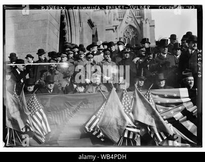 Edwards, Crimmins, Farley, Sulzer, (St. Pat's Day, '13) Abstract/medium: 1 negative : glass ; 5 x 7 in. or smaller. Stock Photo