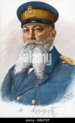 ALFRED von TIRPITZ (1849-1930) German Grand Admiral in 1903 Stock Photo