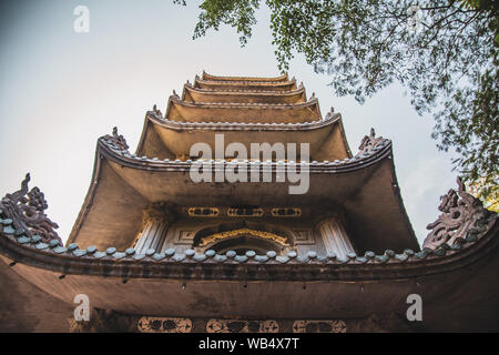 Marble mountains views in Danang, Central Vietnam Stock Photo