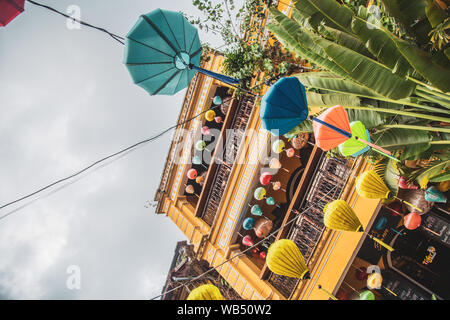 Hoi An streets and Canals in central Vietnam Stock Photo