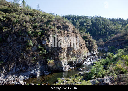 'Passadiços do Paiva' (Paiva Walkways) in the municipality of Arouca, district of Aveiro, Portugal. Stock Photo