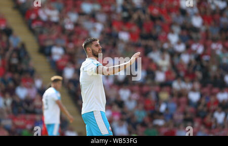 London, UK. 24th Aug, 2019. Crawley Town's Tom Dallison during the Sky Bet League One match between Leyton Orient and Crawley Town at Brisbane Road in London. Credit: Telephoto Images/Alamy Live News Stock Photo