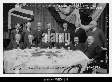 Elisha Lee W S Carter W F Morgan J Davies H Garrod Haley Fiske Amos Warren Stone R M Easley O Straus C W Bowerman A Belmont J H Thomas S Gompers Stock Photo Alamy