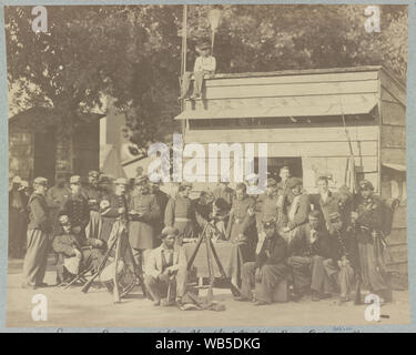 Engineer Company, 12th New York State Militia, Camp Anderson, 1861 Stock Photo