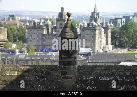 Edinburgh Scotland's capital city a popular city to visit in the summer Stock Photo