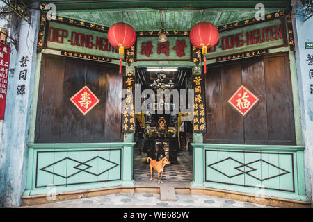 Hoi An streets and Canals in central Vietnam Stock Photo