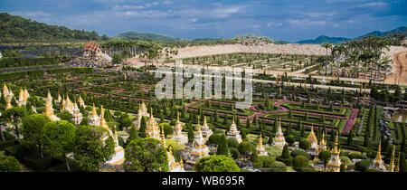 Botanical Gardens view in Pattaya in Thailand Stock Photo