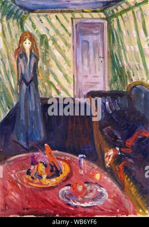 Edvard Munch - The Murderess (1). Stock Photo