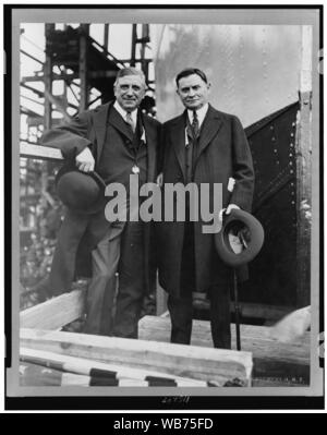 Edward N. Hurley, full-length portrait, standing with Charles M. Schwab) - M. Rosenfeld, N.Y Stock Photo