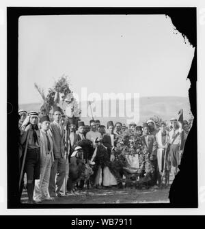 Films taken on the 14th Sept. 1933 when the remains of King Feisal of Iraq were brought to Haifa from Europe to be flown on to Baghdad. Abstract/medium: G. Eric and Edith Matson Photograph Collection Stock Photo