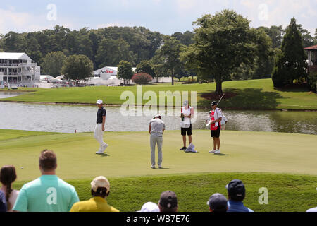 Atlanta, Georgia, USA. 24th Aug, 2019. General view of the 8th green during the third round of the 2019 TOUR Championship at East Lake Golf Club. Credit: Debby Wong/ZUMA Wire/Alamy Live News Stock Photo