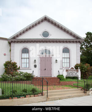 Fletcher Chapel, now known as First Tabernacle or First Tabernacle Beth El, 401 New York Ave., NW, in the Mount Vernon Square neighborhood of Washington, D.C Stock Photo