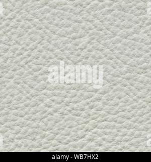 Beautiful light leather background. Seamless square texture. Stock Photo