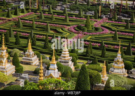 Botanical Gardens view in Pattaya in Thailand Stock Photo