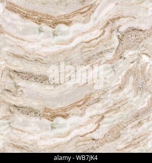 Beige quartzite stone texture close up. Seamless square backgrou Stock Photo