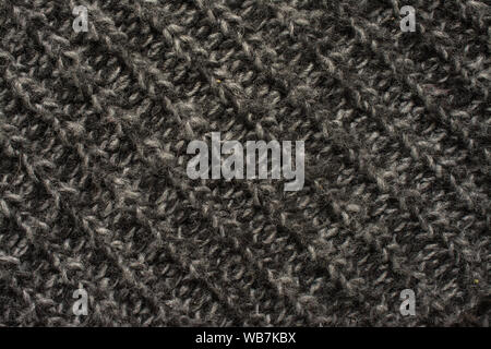 highly detailed needlework wool fabric, close up wool texture background Stock Photo