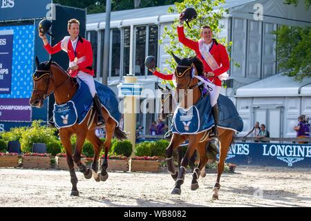 Rotterdam. Netherlands. 23 August 2019. Gold Medal Winners team