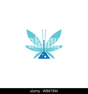 Lap Plant Logo Design Template Stock Vector