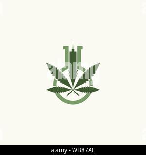 Lap Plant Logo Design Template Stock Vector