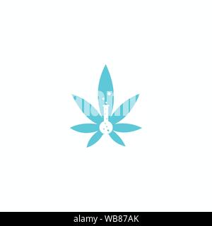 Lap Plant Logo Design Template Stock Vector