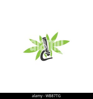 Lap Plant Logo Design Template Stock Vector