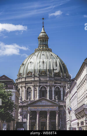 Church architecture in Copenhagen, capital in Denmark Stock Photo