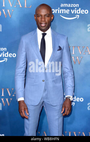 David Gyasi attending the Amazon Prime Video TV-Series 'Carnival Row' at the TCL Chinese Theatre on August 21, 2019 in Los Angeles, California Stock Photo