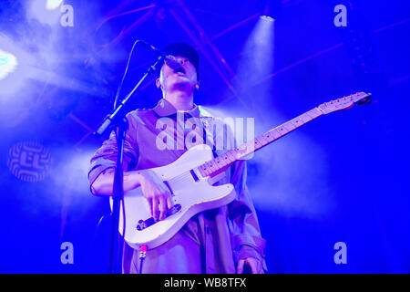 Biddinghuizen, Netherlands 16th august 2019  Hyukoh performs live at Lowlands Festival 2019 © Roberto Finizio/ Alamy Stock Photo